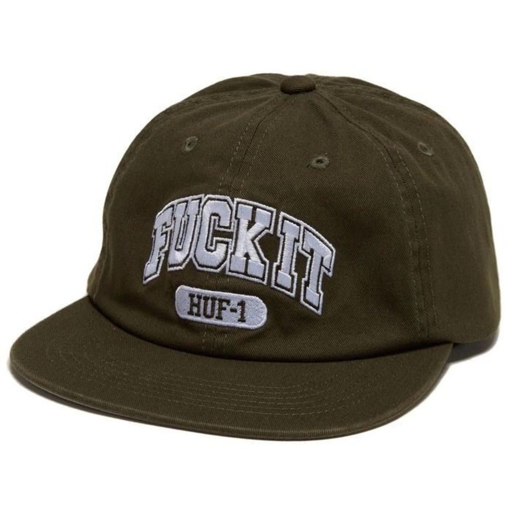 HUF Cap Hat FCK IT 6 PANEL HAT GreenHUF